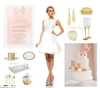 Modern Glam Wedding Inspiration w/Natural Watercolor invitation