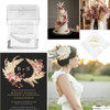 Moody Desert Boho Wedding Inspiration w/Feathered Wreath invitation, Bohemian Feather Whimsy wedding ring box, Love Story personalized napkin