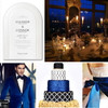 Royal Blue Wedding Inspiration w/Modern Arch invitation