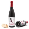 Wine Bottle Shaped Corkscrew Bottle Opener Favor - XO
