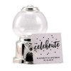Gumball Machine Favor Containers in Silver - Unique Favor Boxes