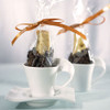 Cup & Saucer Favor Containers in White - Modern Style