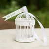 Mini Birdcage Favor Containers in White - Table Decor