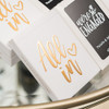 Gold Foil Playing Card Favors - All In