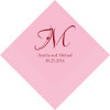 Decorative Initial Personalized Napkins