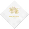 Shabby Chic Floral Personalized Napkins