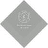 Gemstone Initial Personalized Napkins