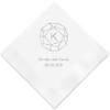 Gemstone Initial Personalized Napkins