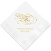 Mr. & Mrs. Script Personalized Napkins