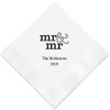 Mr. & Mr. Personalized Napkins - Standard - Same Sex