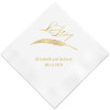 Love Story Personalized Napkins