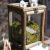 Rustic Wedding Wish Box - Wishing Well - Wood & Glass