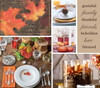 Thanksgiving Celebration Inspiration w/Autumn Color invitation