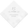 15 Years Personalized Napkins - Custom Printed