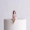 Child Wedding Cake Toppers - Blended Family - Preteen Girl