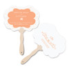 Personalized Hand Fans - Forget Me Not