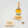 Wood Coaster Set with Bottle Opener - Groomsmen Gift