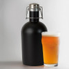 Personalized Stainless Steel Beer Growler - Diamond Emblem - Groomsmen Gift