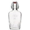 Personalized Glass Hip Flask - Key - Bridesmaid or Groomsmen