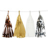 Metallic & Foil Tassel Garland - Gold, Silver, Copper, White