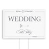 Wedding Directional Sign - Classic Script