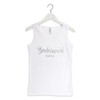 Personalized Bridesmaid Shirt - Tank Top - Silver