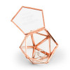 Geometric Terrarium Ring Box in Copper - Personalized Classic