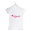 Personalized Bridesmaid Shirt - T-Shirt - Fuchsia