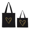 Personalized Bridesmaid Tote Bag - Heart 