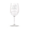 Personalized Wedding Wine Glass - I Do Crew