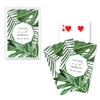 Personalized Playing Card Favors - Custom - Tropical Leaf