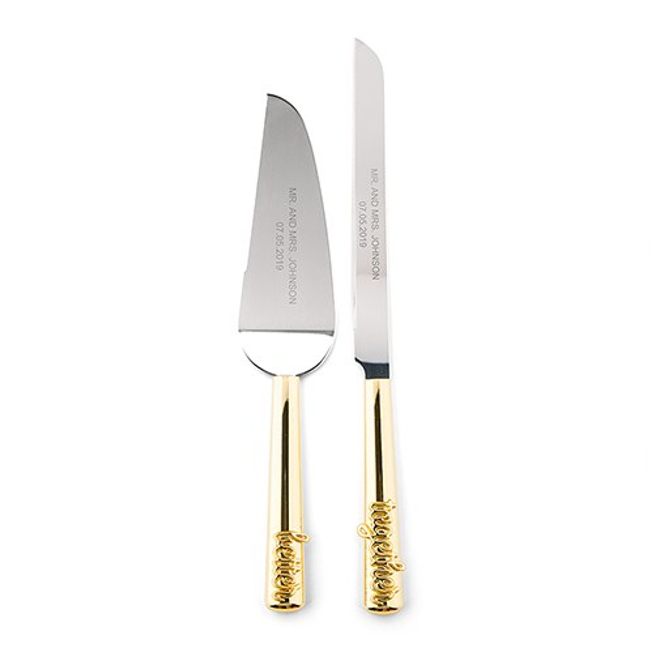 FASHIONCRAFT 2562 Gold Hammered Design Cake Knife and Server Set – Wedding  Favor in 2023 | Cake knife, Cake knife set, Wedding cake knife