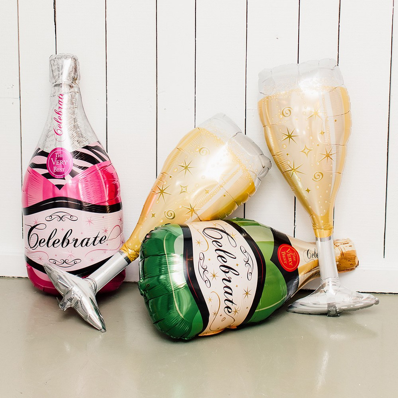 Ballon Mylar Supershape de Bouteille de Champagne – Party Expert