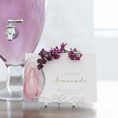 White Table Number Holders in Ornamental Wire - Short  White Table Number Holders in Ornamental Wire - Short