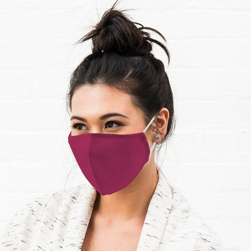 Solid Protective Face Mask - Women - 10 Colors