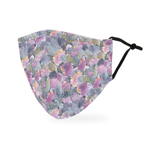 Print Protective Face Mask - Women - Cactus Floral Print Protective Face Mask - Women - Cactus Floral