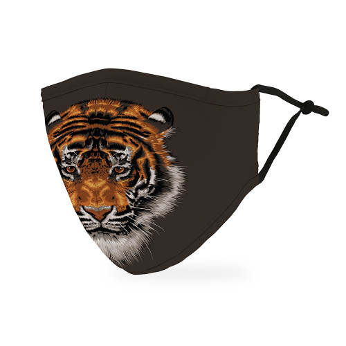 Animal Print Protective Face Mask - Tiger Print Animal Print Protective Face Mask - Tiger Print