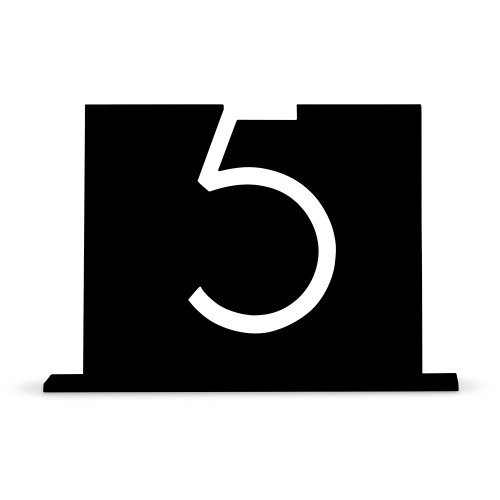 Acrylic Table Numbers - White, Black - Wedding - Top Aligned Acrylic Table Numbers - White, Black - Wedding - Top Aligned