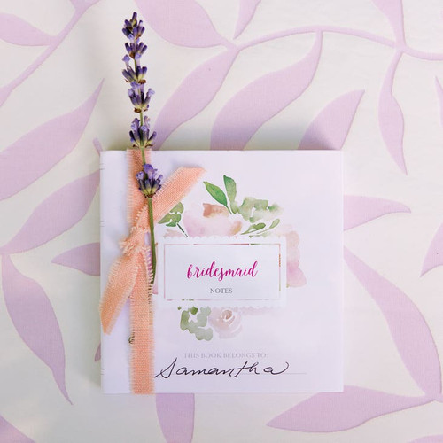 Personalized Notepad Favors - Garden Party Personalized Notepad Favors - Garden Party