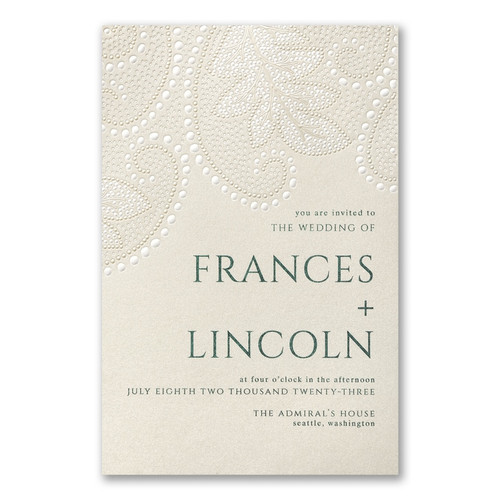 Paisley Wedding Invitations