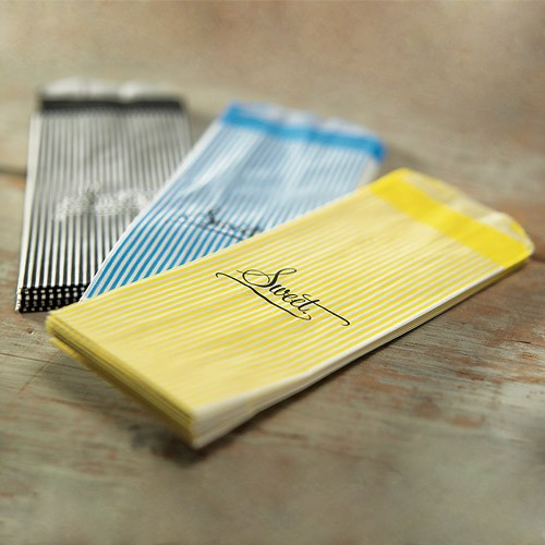 Paper Goodie Bags - Sweet - Candy Buffet Bags - 4 Colors Paper Goodie Bags - Sweet - Candy Buffet Bags - 4 Colors