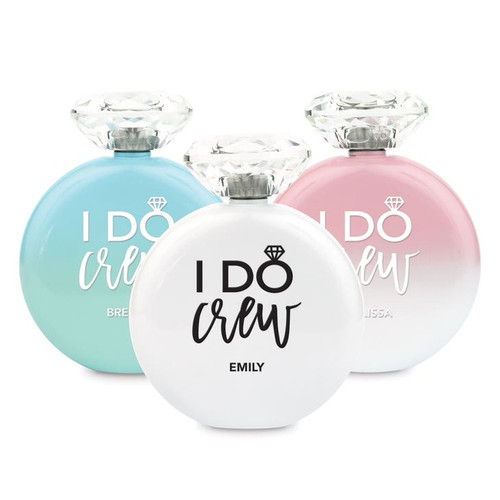 Personalized Stainless Steel Flask - Bridesmaid Gift - I Do Crew Personalized Stainless Steel Flask - Bridesmaid Gift - I Do Crew