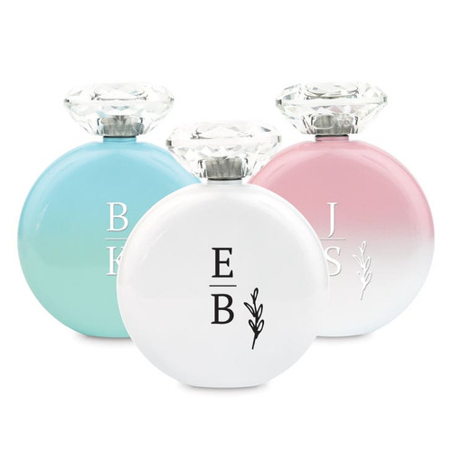 Personalized Stainless Steel Flask - Bridesmaid Gift - Rustic Monogram Personalized Stainless Steel Flask - Bridesmaid Gift - Rustic Monogram