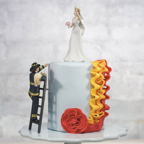 Fireman Wedding Cake Topper Fireman Wedding Cake Topper