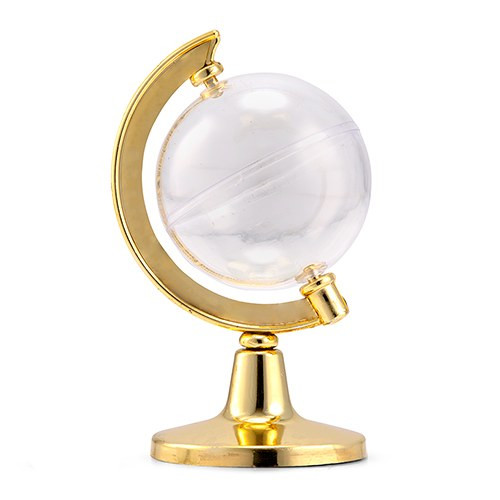 Globe Favor Containers in Gold Globe Favor Containers in Gold