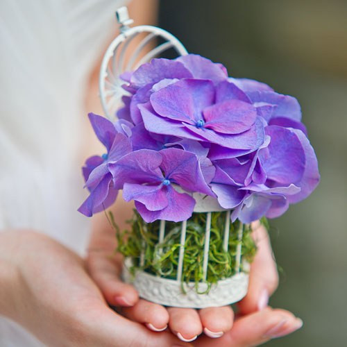 Mini Birdcage Favor Containers in White - Table Decor Mini Birdcage Favor Containers in White - Table Decor