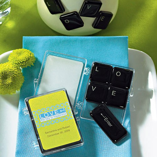 Computer Keys Magnet Favors - LOVE Computer Keys Magnet Favors - LOVE