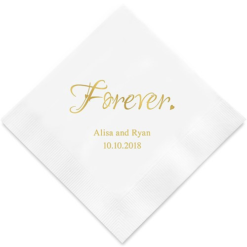 Forever Personalized Napkins Forever Personalized Napkins