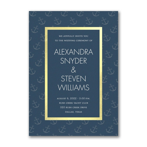 Nautical Wedding Invitations