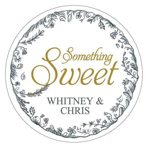 Something Sweet Favor Sticker - Vintage Style Something Sweet Favor Sticker - Vintage Style